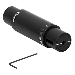 I488V3 - Free-Space Isolator, 488 nm, Ø2.7 mm Max Beam, 30 W Max