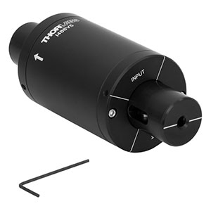I488V5 - Free-Space Isolator, 488 nm, Ø4.7 mm Max Beam, 100 W Max
