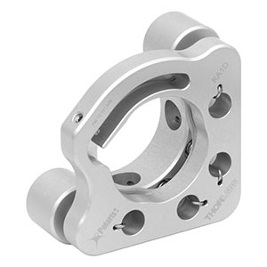 KA1D - Polaris®KA Ø1in Kinematic Mirror Mount, 3 Low-Profile Hex Adjusters, Monolithic Optic Retention