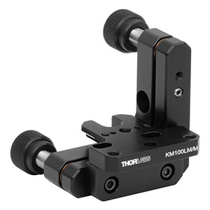 KM100LM/M - Kinematic Mount for Thorlabs' LBO and PPKTP Crystals, Metric