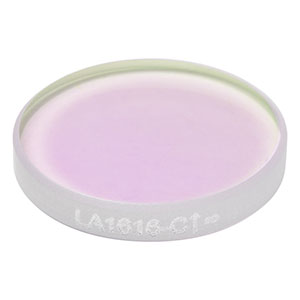 LA1616-C - N-BK7 Plano-Convex Lens, Ø1/2in, f = 200 mm, AR Coating: 1050 - 1700 nm