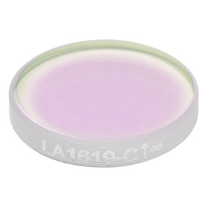 LA1619-C - N-BK7 Plano-Convex Lens, Ø1/2in, f = 350 mm, AR Coating: 1050 - 1700 nm