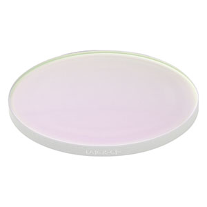 LA1635-C - N-BK7 Plano-Convex Lens, Ø2in, f = 450 mm, AR Coating: 1050 - 1700 nm
