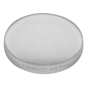 LA4002-AB - f = 25 mm, Ø1/2in UVFS Plano-Convex Lens, ARC: 400 - 1100 nm