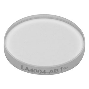 LA4004-AB - f = 150 mm, Ø1/2in UVFS Plano-Convex Lens, ARC: 400 - 1100 nm