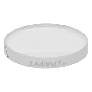LA4004 - f = 149.9 mm, Ø1/2in UV Fused Silica, Plano-Convex Lens, Uncoated