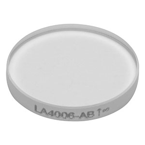 LA4006-AB - f = 200 mm, Ø1/2in UVFS Plano-Convex Lens, ARC: 400 - 1100 nm