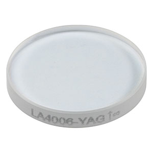 LA4006-YAG - f = 200 mm, Ø1/2in UVFS Plano-Convex Lens, 532/1064 nm V-Coat