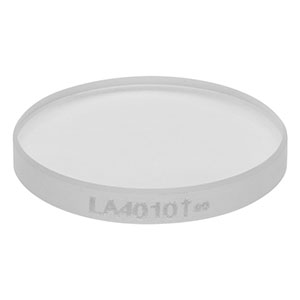 LA4010 - f = 400.0 mm, Ø1/2in UV Fused Silica, Plano-Convex Lens, Uncoated