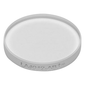 LA4012-AB - f = 500 mm, Ø1/2in UVFS Plano-Convex Lens, ARC: 400 - 1100 nm
