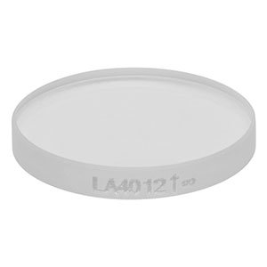 LA4012 - f = 500.0 mm, Ø1/2in UV Fused Silica, Plano-Convex Lens, Uncoated