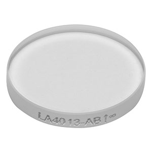 LA4013-AB - f = 600 mm, Ø1/2in UVFS Plano-Convex Lens, ARC: 400 - 1100 nm