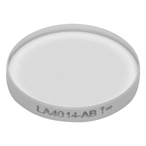 LA4014-AB - f = 750 mm, Ø1/2in UVFS Plano-Convex Lens, ARC: 400 - 1100 nm