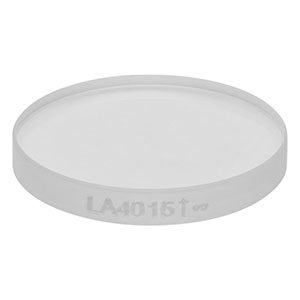 LA4015 - f = 850.0 mm, Ø1/2in UV Fused Silica, Plano-Convex Lens, Uncoated
