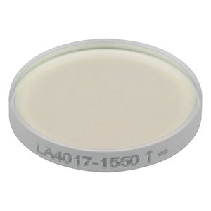 LA4017-1550 - f = 1500 mm, Ø1/2in UVFS Plano-Convex Lens, 1550 nm V-Coat