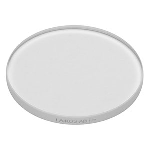 LA4023-AB - f = 350 mm, Ø1in UVFS Plano-Convex Lens, ARC: 400 - 1100 nm