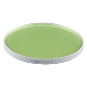 LA4025-C - f = 400 mm, Ø1in UVFS Plano-Convex Lens, ARC: 1050 - 1700 nm
