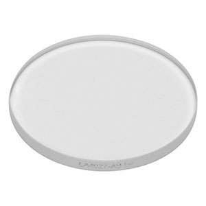 LA4027-AB - f = 450 mm, Ø1in UVFS Plano-Convex Lens, ARC: 400 - 1100 nm