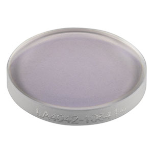 LA4042-1064 - f = 60 mm, Ø1/2in UVFS Plano-Convex Lens, 1064 nm V-Coat