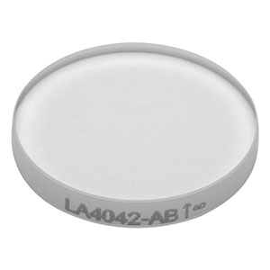 LA4042-AB - f = 60 mm, Ø1/2in UVFS Plano-Convex Lens, ARC: 400 - 1100 nm