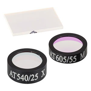 MDF05-TOM - tdTomato  Ø12.5 mm Excitation, Ø12.5 mm Emission, and 12.5 mm x 17.6 mm Dichroic Filters