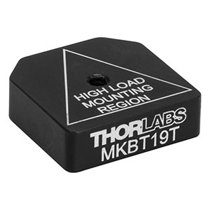 MKBT19T - Alternate Top Plate for Mini-Series Kinematic Base, #4-40 Tap