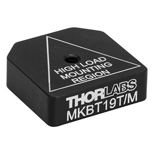 MKBT19T/M - Alternate Top Plate for Mini-Series Kinematic Base, M3 x 0.5 Tap