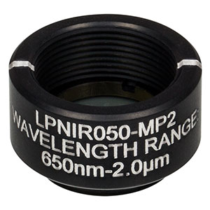 LPNIR050-MP2 - Ø12.5 mm SM05-Mounted Linear Polarizer, 650 - 2000 nm