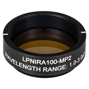 LPNIRA100-MP2 - Ø25.0 mm SM1-Mounted Linear Polarizer, 1000 - 3000 nm