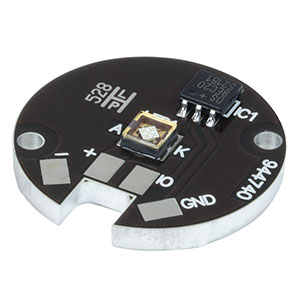 M385D2 - 385 nm, 1650 mW (Min) LED on Metal-Core PCB, 1700 mA
