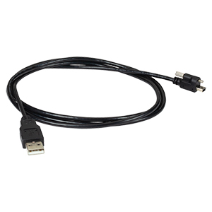 USB-ABL-60 - USB 2.0 Type-A to Mini-B Cable with Locking Screw, 60in (1.5 m) Long