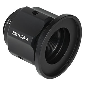 SM1U25-A - Adjustable Collimation Adapter with Ø1in Lens, AR Coating: 350 - 700 nm