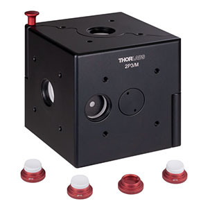 2P3/M - Ø50 mm Integrating Sphere, 3 Input Ports, M4 Tapped Mounting Hole