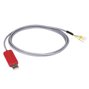 CABRU15 - USB A to Serial Flying Leads Adapter Cable, 60in (1.5 m) Long