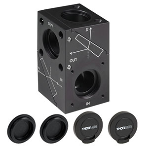 ATT31/M - CaF₂ Prism Beam Attenuator, 31 to 38 dB, Uncoated (200 - 8000 nm), 200 W Max, M6 Tap