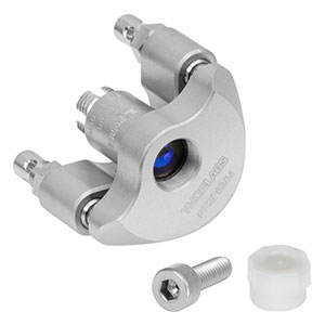 PF2F63/M - Polaris® Kinematic, Fixed Focus Collimator, 633 nm, FC/PC, M4 x 0.7 Taps