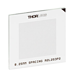 R2L2S3P2 - Grid Distortion Target, 1.5in x 1.5in, 250 µm Grid Spacing