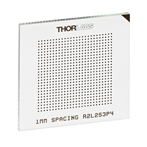 R2L2S3P4 - Grid Distortion Target, 1.5in x 1.5in, 1000 µm Grid Spacing