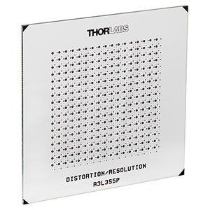 R3L3S5P - Positive Concentric Circles and Crosshairs Grid Target, 3in x 3in