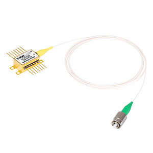 SLD1220 - 5 mW SLD, CWL = 1220 nm, 90 nm 3 dB BW, 50 dB Isolation, Butterfly Pkg., SM Fiber, FC/APC