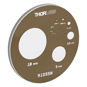 R1DS5N - Negative Circle Pixel Calibration Target, Ø1in