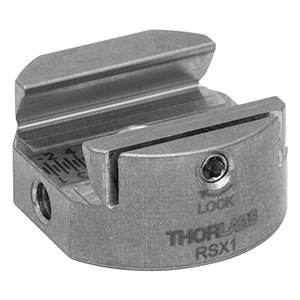 RSX1 - Ø1in Post Base with X-Axis Female Dovetail, #8 Counterbore