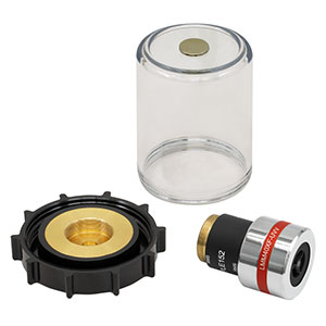 LMM40XF-UVV - 40X Reflective Objective with Parfocal Extender, UV-Enhanced Aluminum Coating, 0.5 NA, BFL = 160 mm