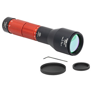 ZBE3C - 2X - 8X Achromatic Zoom Beam Expander, AR Coated: 1050 nm - 1650 nm