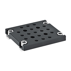 XT95P12 - Rail Plate for 95 mm Rails, 3.15in Long, 1/4in-20 Tapped Holes