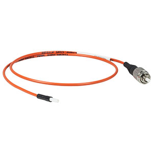 M81L005 - Ø200 µm Core, 0.39 NA, FC/PC to Ø2.5 mm Ferrule Patch Cable, 0.5 m Long