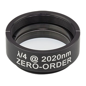 WPQ10M-2020 - Ø1in Zero-Order Quarter-Wave Plate, SM1-Threaded Mount, 2020 nm