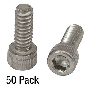SH4S031 - 4-40 Stainless Steel Cap Screw, 5/16in Long, 50 Pack