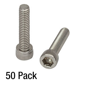 SH8S075 - 8-32 Stainless Steel Cap Screw, 3/4in Long, 50 Pack