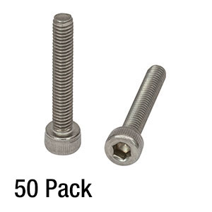 SH4MS25 - M4 x 0.7 Stainless Steel Cap Screw, 25 mm Long, 50 Pack